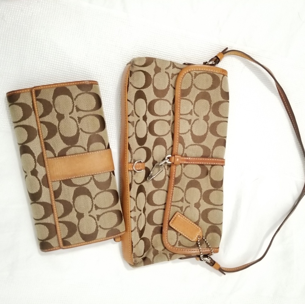 Authentic COACH bag and wallet